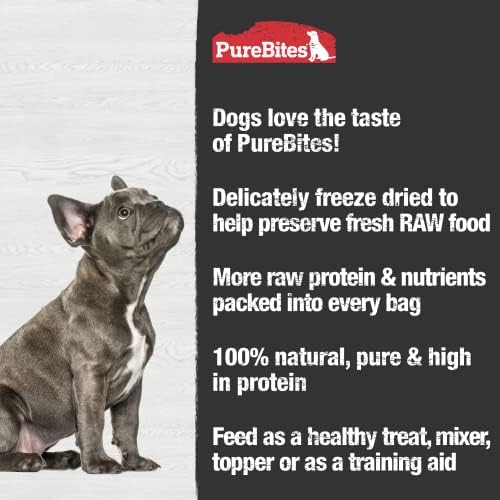 PureBites Chicken Single Ingredient Freeze Dried Dog Treats, 18.5 oz
