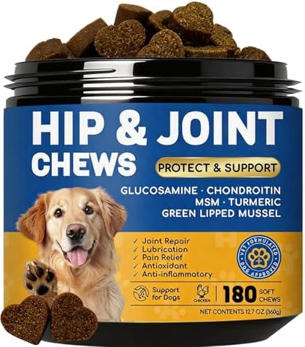 Dog Joint Supplement, Mobility Support, 180 Chews