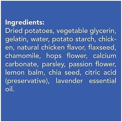 Get Naked Calming Dental Sticks for Dogs – Grain-Free Chicken Flavor, Anxiety Relief with Chamomile, Passion Flower, No CBD, Tartar Control, Gluten-Free – Small Sticks 6.2 oz Bag