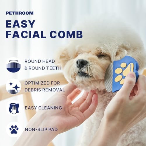 PETHROOM Grooming Essentials Bundle - Eye Comb & Nail Clipper