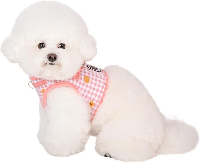 Puppia Spring and Summer Fashion Step-in Vest Dog Harness, Indian Pink_Baba, Small