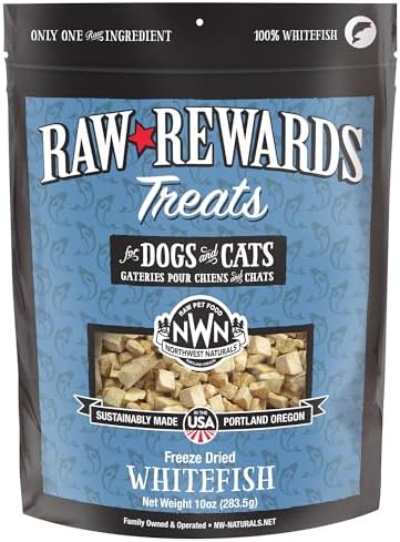 Northwest Naturals Raw Rewards Freeze-Dried Whitefish Treats - 10oz