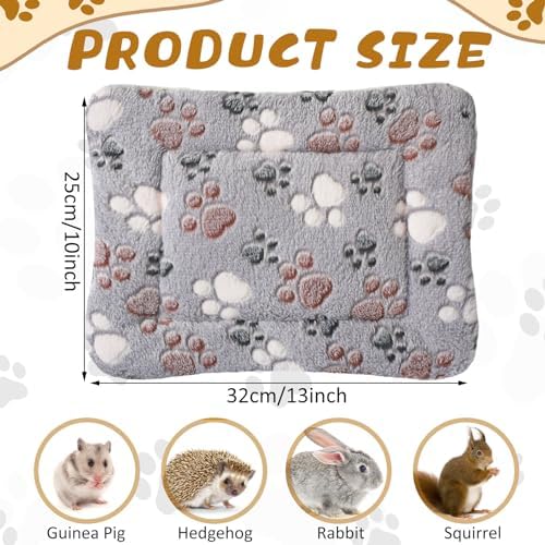 Tuanse 4 Pack Soft Pet Bed Mat Small Dog Crate Fleece