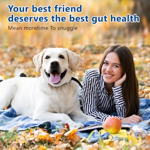 Dog Multivitamin, 40-in-1 Dog Vitamins and Supplements Chewable Contain Probiotics Omega-3 Glucosamine, Multivitamin for Dogs Skin Coat Heart Joint Liver Brain Eyes Immune Support (200ct)