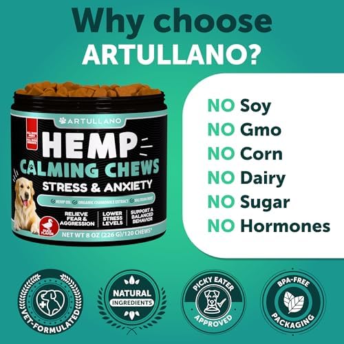 Dog Calming Chews, Hemp