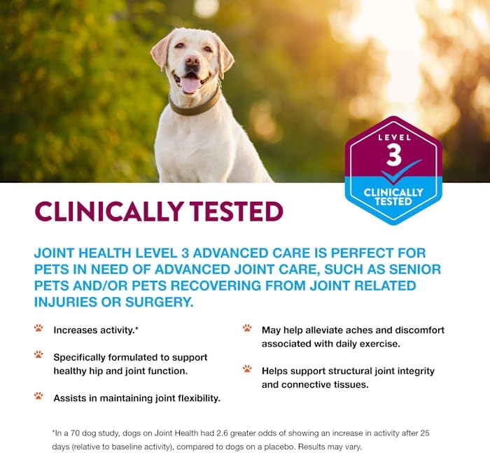 NaturVet Joint Health Level 3 Dog Soft Chew 15.2 oz. Count of 240