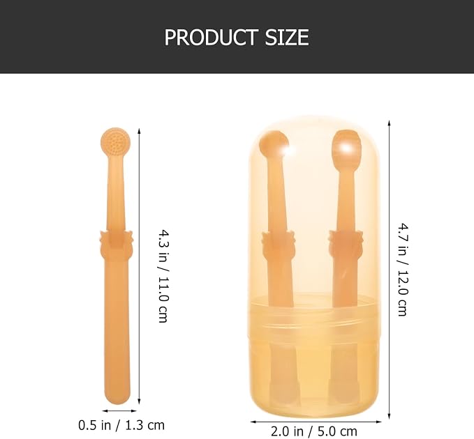 POPETPOP 1 Set Pet Toothbrush Puppy Toothbrushes Toothbrush for Dogs Single-Head Brush Dog Tooth Brush Handheld Pets Toothbrush Single-Head Dog Toothbrush pet Supplies