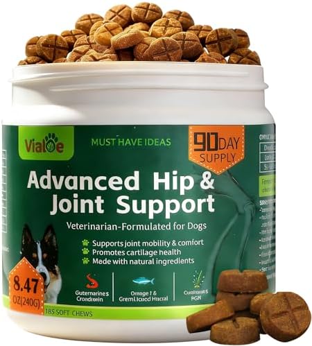 Advanced Dog Hip & Joint Chews for All Breeds, 185 Ct,90day Supply