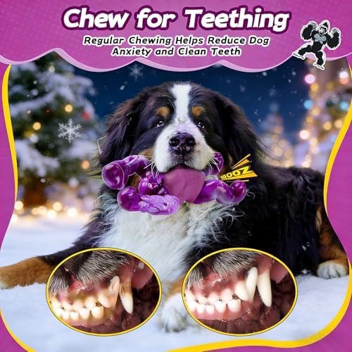 Furdog Dog Toys for Aggressive Chewers Indestructible Dog Toy for Large Dogs Tough Dog Toys to Keep Them Busy