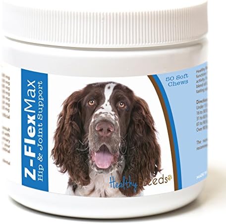 Healthy Breeds English Springer Spaniel Z-Flex Max Hip and Joint Soft Chews 50 Count