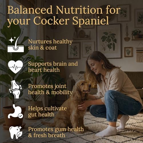 Cocker Spaniel Multivitamins, 90 Count, Made in the USA with Real Bacon.