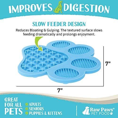 Raw Paws Licking Mats, 2-ct - Calming Lick Mat for Dogs & Cats - Easy Clean
