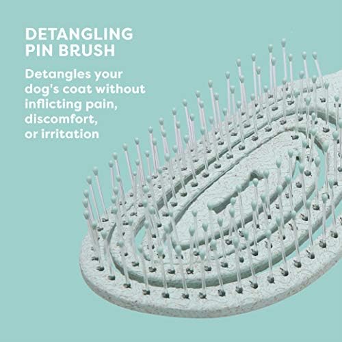 BioSilk for Pets Eco-Friendly Detangling Pin Brush for Dogs