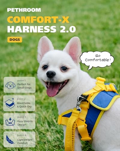 PETHROOM Comfort-X Dog Harness, Step-in Soft Lightweight Vest (Extra Large)