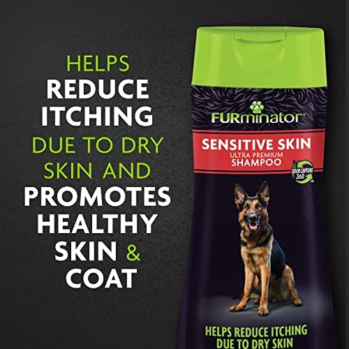 FURminator Sensitive Skin Dog Shampoo, 16 oz