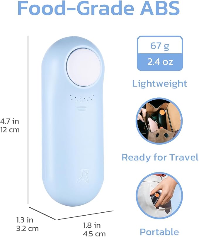 Clink Design Dog Training Clicker with Treat Storage, Blue