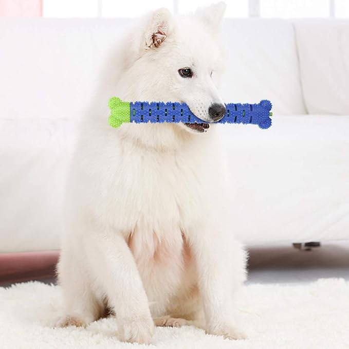 Gavigain Silicone Dog Toothbrush Stick, Multi Directional, Gum Massage, Easy to Clean, for Dogs, Effective Plaque and Tartar Removal