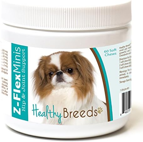 Healthy Breeds Japanese Chin Z-Flex Minis Hip and Joint Support Soft Chews 60 Count