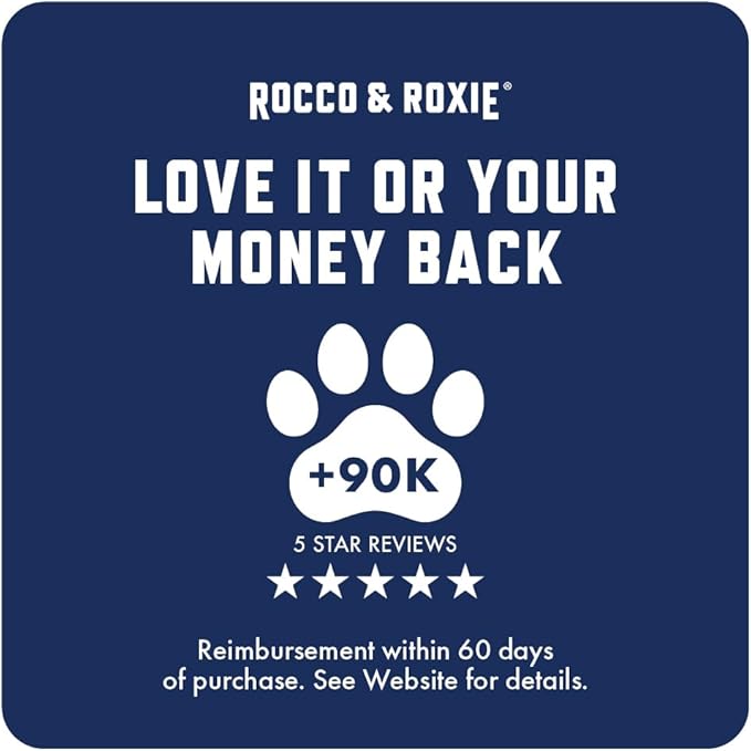 Rocco & Roxie Beef Jerky Dog Treats 1 lb | Soft Training Snacks Made in USA | High Value Beef Jerky for Dogs, Small, Large Breeds, Seniors, and Puppies | Natural Chews for Rewarding Good Behavior