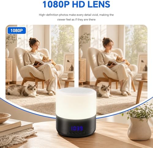 Mini Hidden HD Nanny Cam, Battery, WiFi Security Camera, Motion Alert
