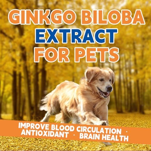 Brain & Heart Health Prevention Ginkgo Biloba Extract for Dogs & Cats ﻿