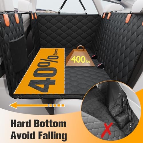 PETICON Convertible Backseat Extender - Hard Bottom Dog Seat Cover