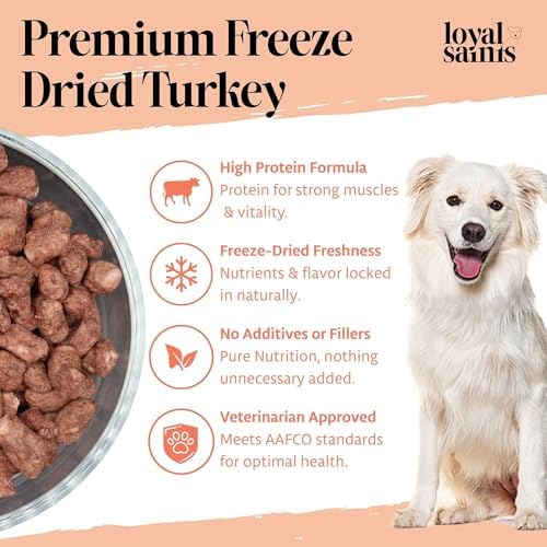 Human Grade Freeze-Dried Raw Dog Food - Cage-Free Turkey & Salmon, 5oz