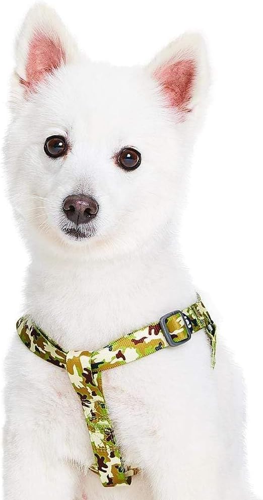 Blueberry Pet Camouflage Dog Harness, Adjustable Step in Dog Harness for Walks, Comfortable Pet Harness, Chest 26-39”
