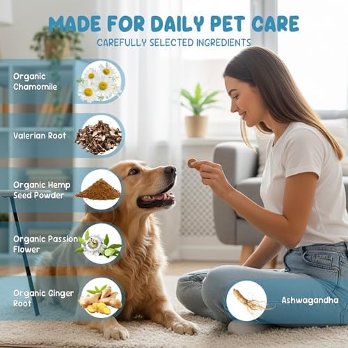 Calming Chews for Dog, Melatonin, 200-Pack, 200 Count