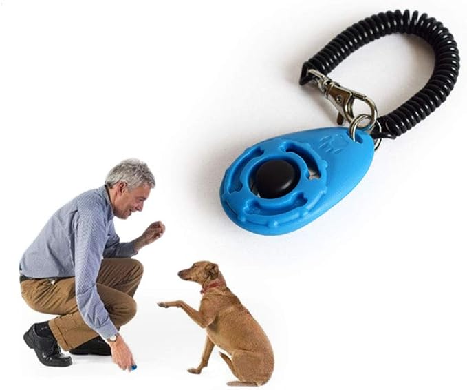 Ruconla Dog Training Clicker with Wrist Strap, 4 Pack