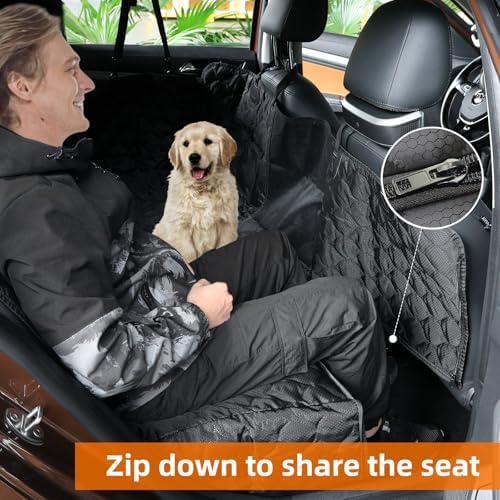 PETICON Dog Car Seat Cover - Waterproof Dog Hammock