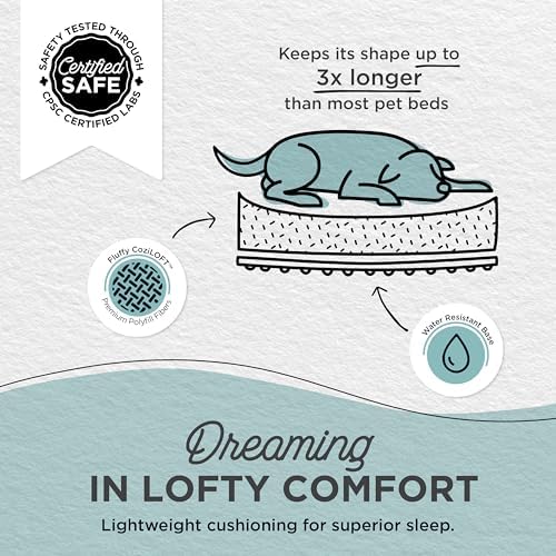 Best Friends by Sheri Patterned Lux Faux Fur Calming Donut Dog Bed, Gray, Extra Small, 18x18