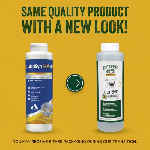 LubriSyn HA Hip & Joint Supplement Plus MSM for Dogs & Cats, 16 oz