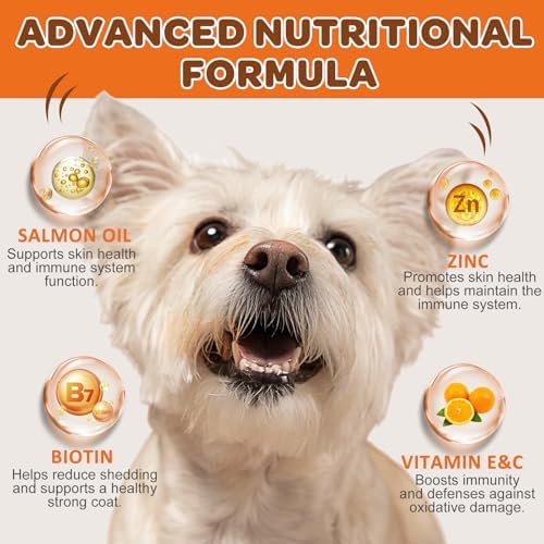 Natural Target Omega 3 Fish Oil for Dogs, 120 Salmon Flavored Soft Chews