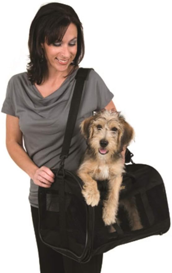 Petmate Soft-Sided Kennel Cab Pet Carrier, Black, for Dogs and Cats Up to 15 Pounds (Pack of 3)