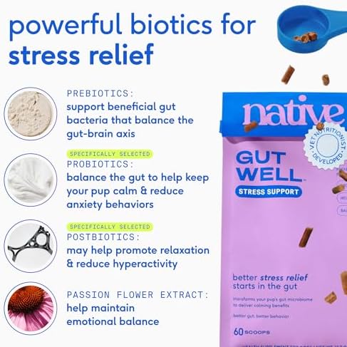 Native Pet GutWell Stress Support, 60 Scoops