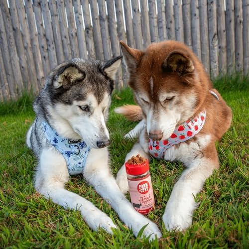 Farm To Pet - Dog Food Topper - 4.7 oz Beef Meal Toppers for Dogs, Single Ingredient, Lean, All Natural, Healthy Food for Small, Medium, Large Breeds, & Puppies - Made in USA