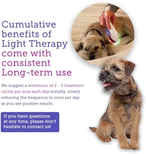 LumaSoothe 2 Light Therapy for Dogs and Pets - LED Light Therapy for Pain Relief, Muscle & Joint Pain, Reduce Inflammation, Heal Wounds, & Clear Skin Problems with 2 Therapy Modes
