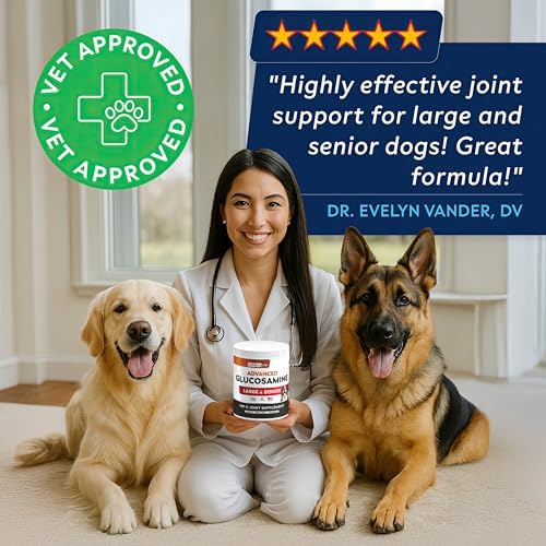 Advanced Glucosamine for Dogs, Collagen&Green Lipped Mussel - Joint Health