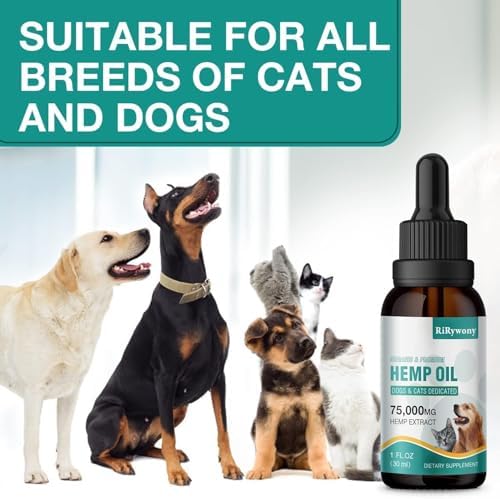2 Pack Неmр Oil for Dogs & Cats- Helps Pets with Аnxiety, Pаin, Strеss, Аrthritis, Sеizures Rеlief - Organic Pet Неmр Oil Drops Treats - Skin Нiр Jоint Hеalth