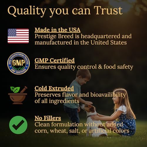 Russell Terrier Multivitamins, 90 Count, Made in the USA with Real Bacon.