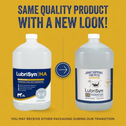 LubriSyn HA Hyaluronic Acid Hip & Joint Supplement for Dogs & Cats, 128 oz