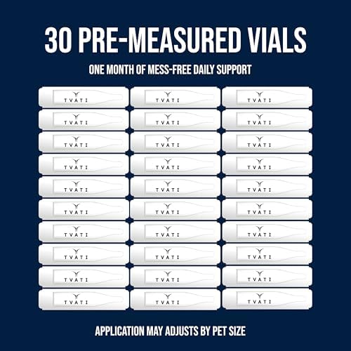 TVATI Pet Topical Daily Mobility Formula for Dogs and Cats, 30 Doses