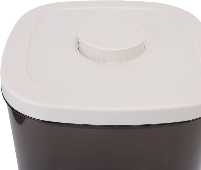 Sorandy Vacuum Sealed Pet Food Storage Bin, 10L Large Capacity Airtight Dog Cat Food Container, Built In Spoon Design with Waterproofing, Ideal for Petfood Freshing
