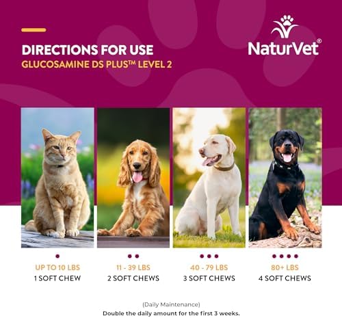 NaturVet Moderate Joint Care with Chondroitin & MSM, Dogs & Cats, 120ct