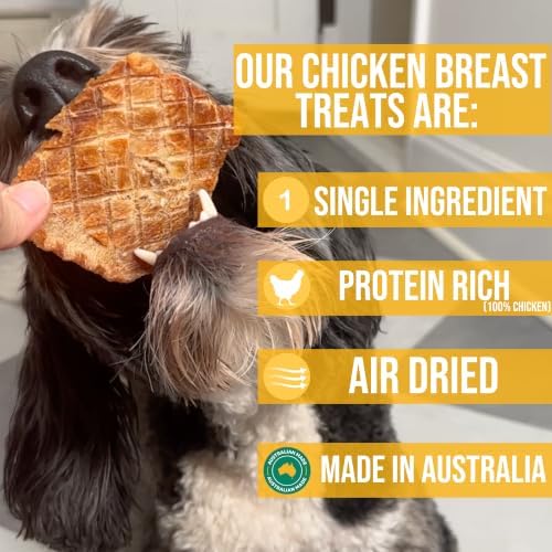 Doug's Dog Supplies Chicken Jerky for Dogs - Single Ingredient, Grain-Free, High-Protein (1 Ounce (Sampler), Chicken)