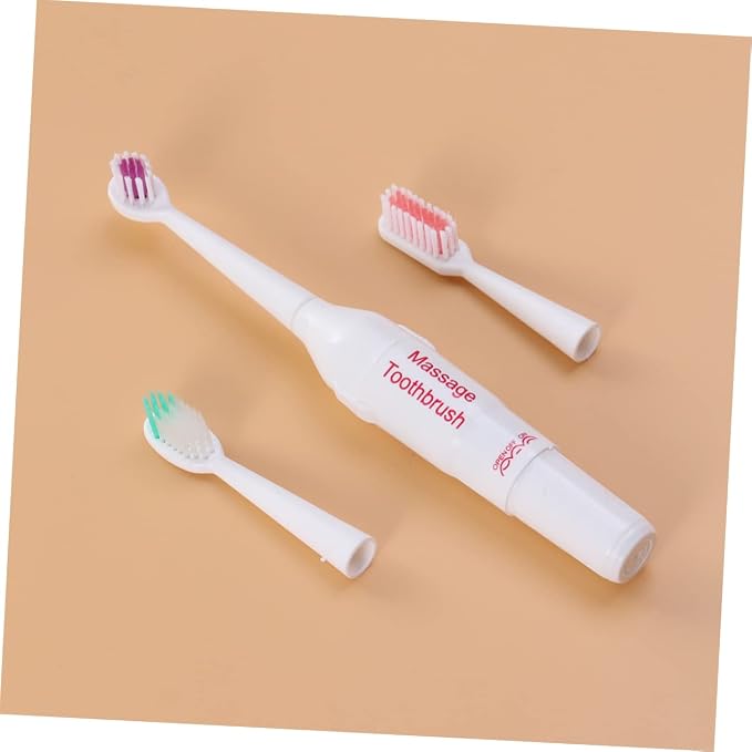 PET-Friendly Electric Toothbrush Waterproof Rechargeable Dog and Cat Toothbrush Travel Case Convenient Three-Sided Design for Effective Teeth Cleaning Random Color