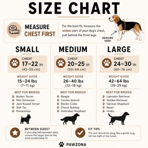 Dog Anxiety Vest, Medium, Medium