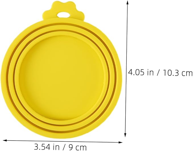 Ciieeo 6pcs Silicone Pet Food Can Lids Dishwasher for Dog Cat Cans Flexible for Yogurt Soda Containers Maintain Freshness