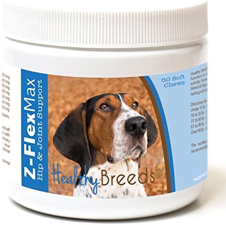Healthy Breeds Treeing Walker Coonhound Z-Flex Max Hip and Joint Soft Chews 50 Count